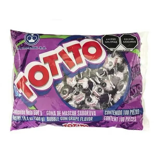 CHICLE TOTITO UVA C/100