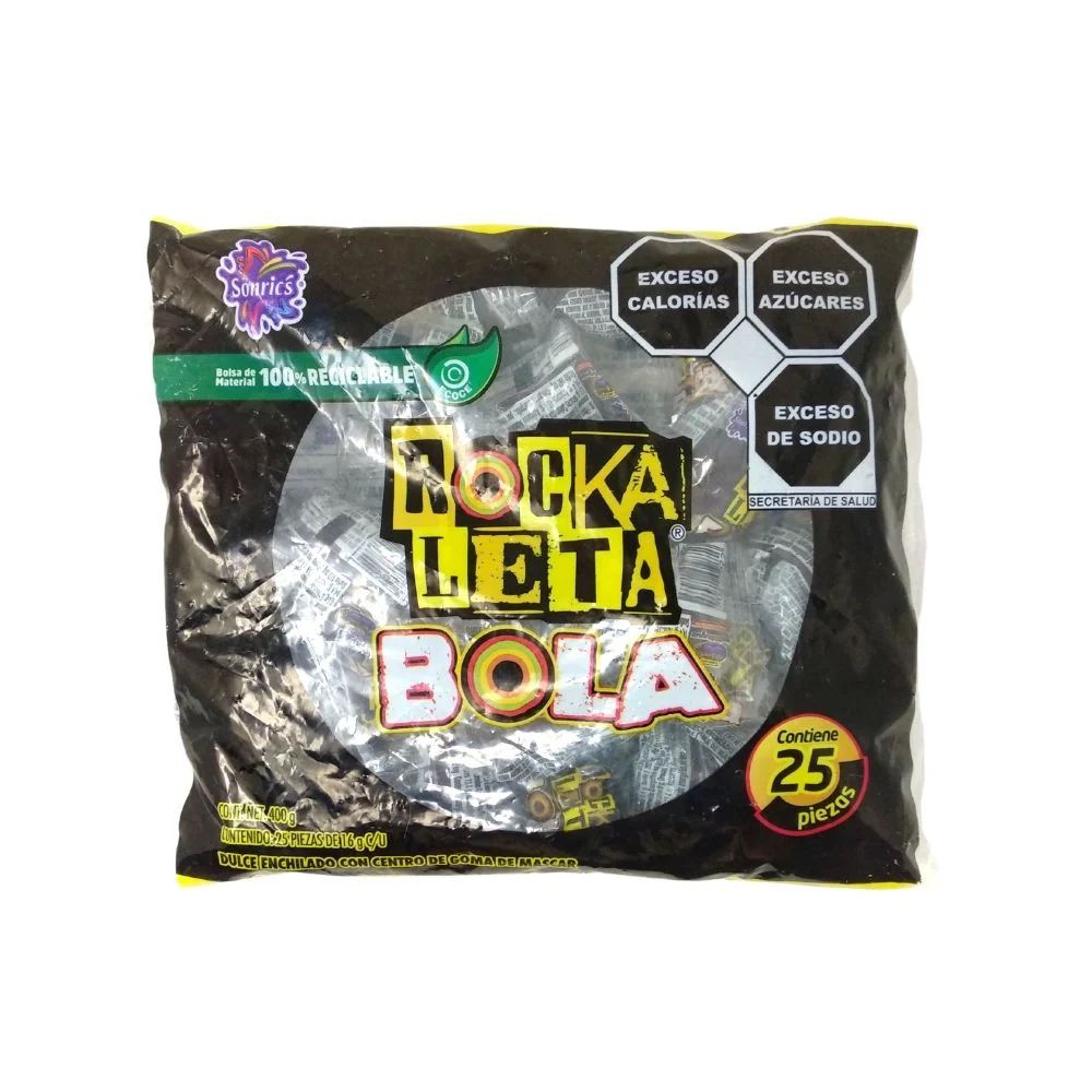 CHICLE ROCKA BOLA C/25