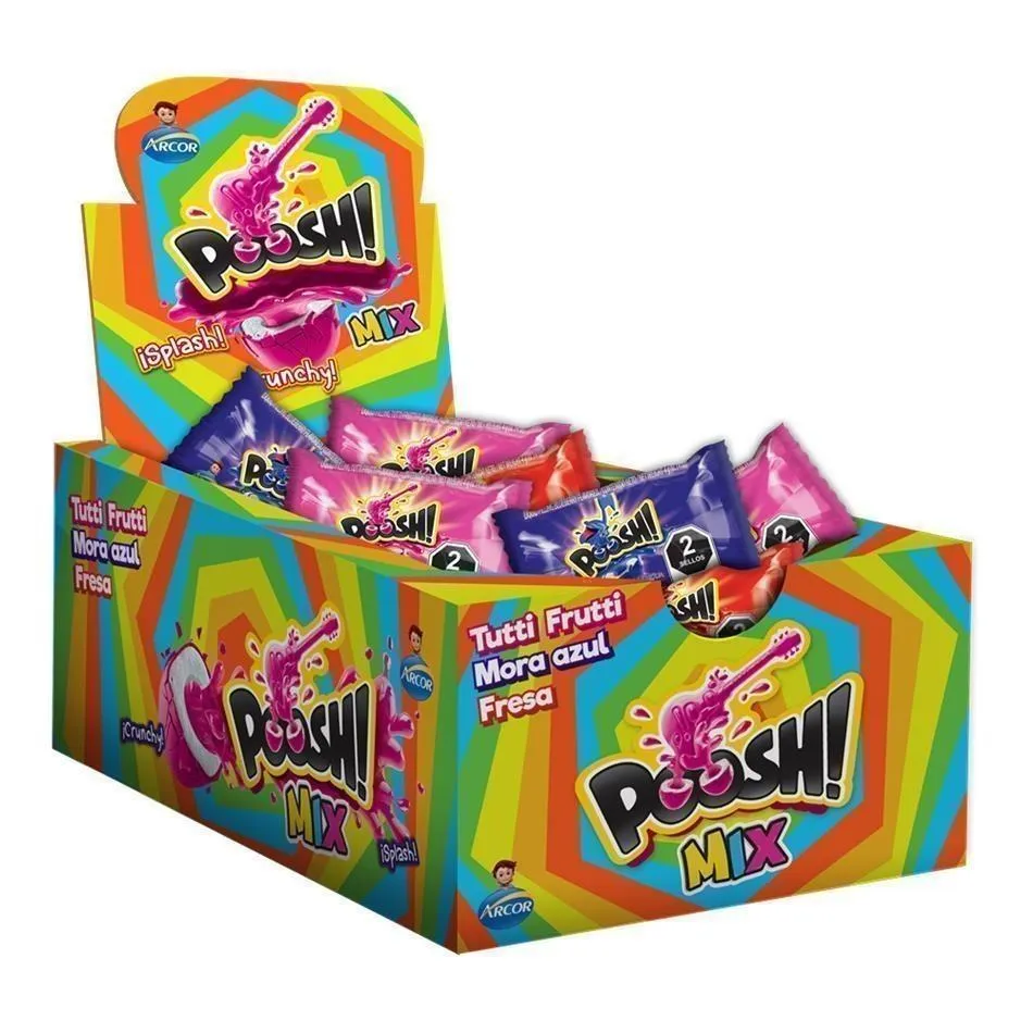 CHICLE POOSH MIX C/40
