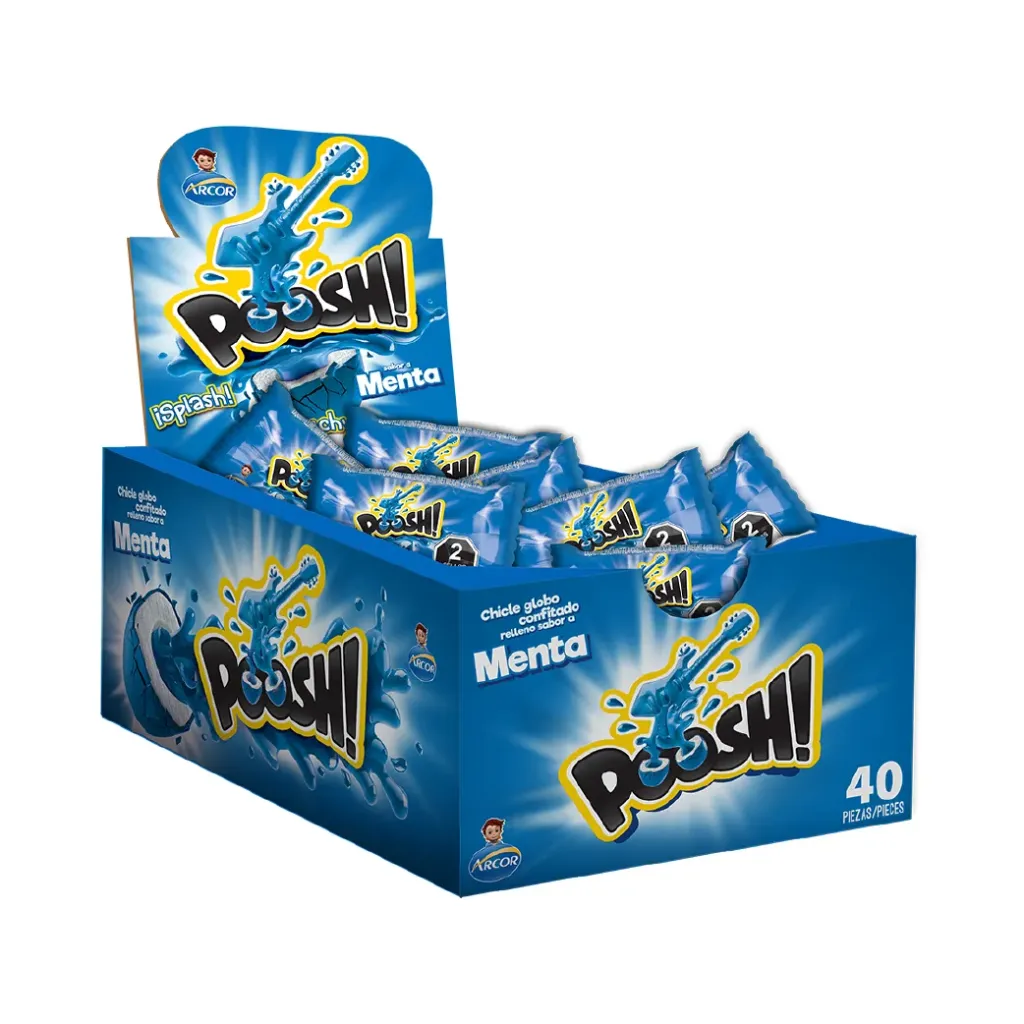 CHICLE POOSH MENTA C/40