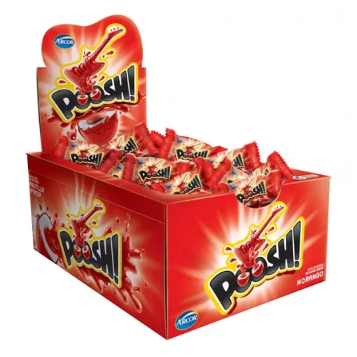 CHICLE POOSH FRESA C/40