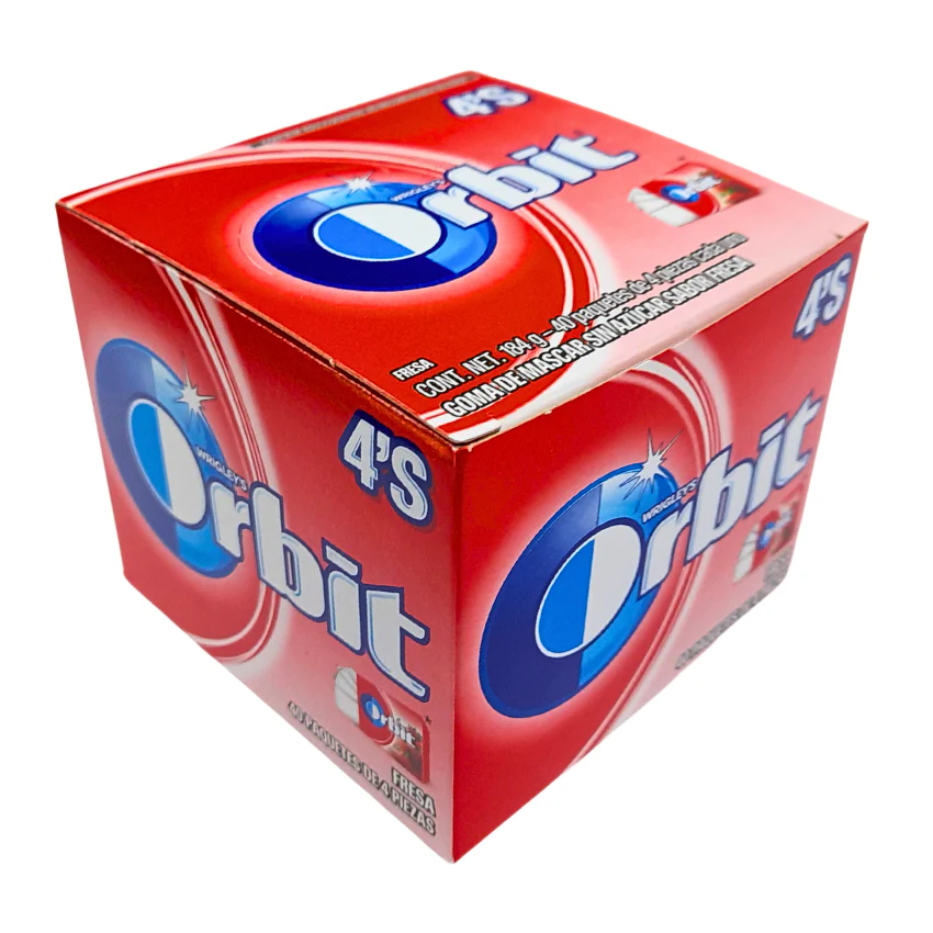 CHICLE ORBIT 4PS FRESA