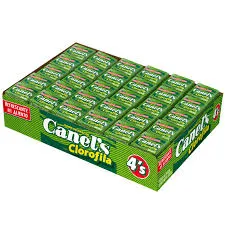 CHICLE CELOFAN CLOROFILA 4 PAST. CANELS