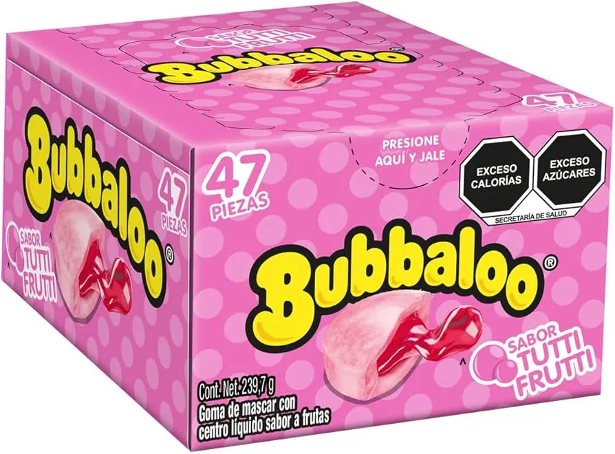 CHICLE BUBBALOO TUTTI FRUTTI C/47
