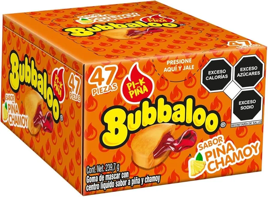 CHICLE BUBBALOO PIKA PIÑA C/47