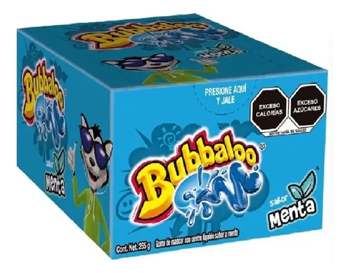 CHICLE BUBBALOO MENTA C/47