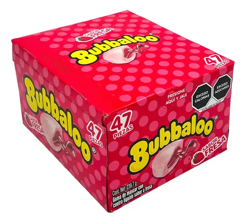 CHICLE BUBBALOO FRESA C/47