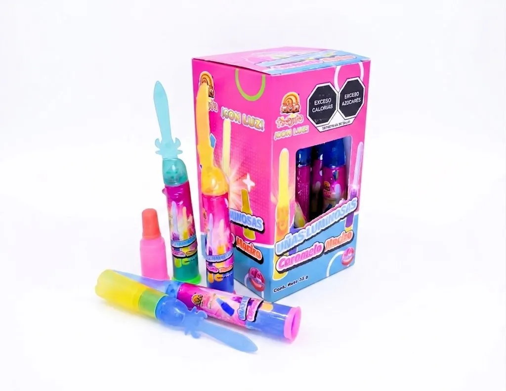 CARAMELO UÑAS LUMINOSAS C/16