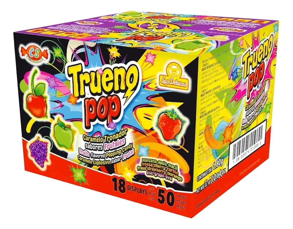 CARAMELO TRUENO POP C/50