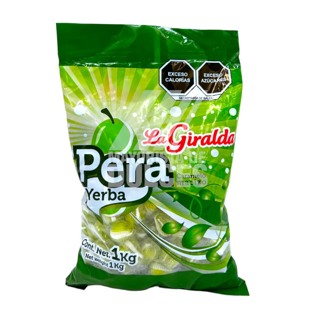 CARAMELO PERA DE HIERBABUENA KG