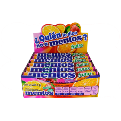 CARAMELO MENTOS FRUTAS C/12