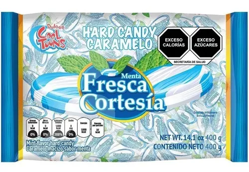 CARAMELO MENTA CORTESIA C/100