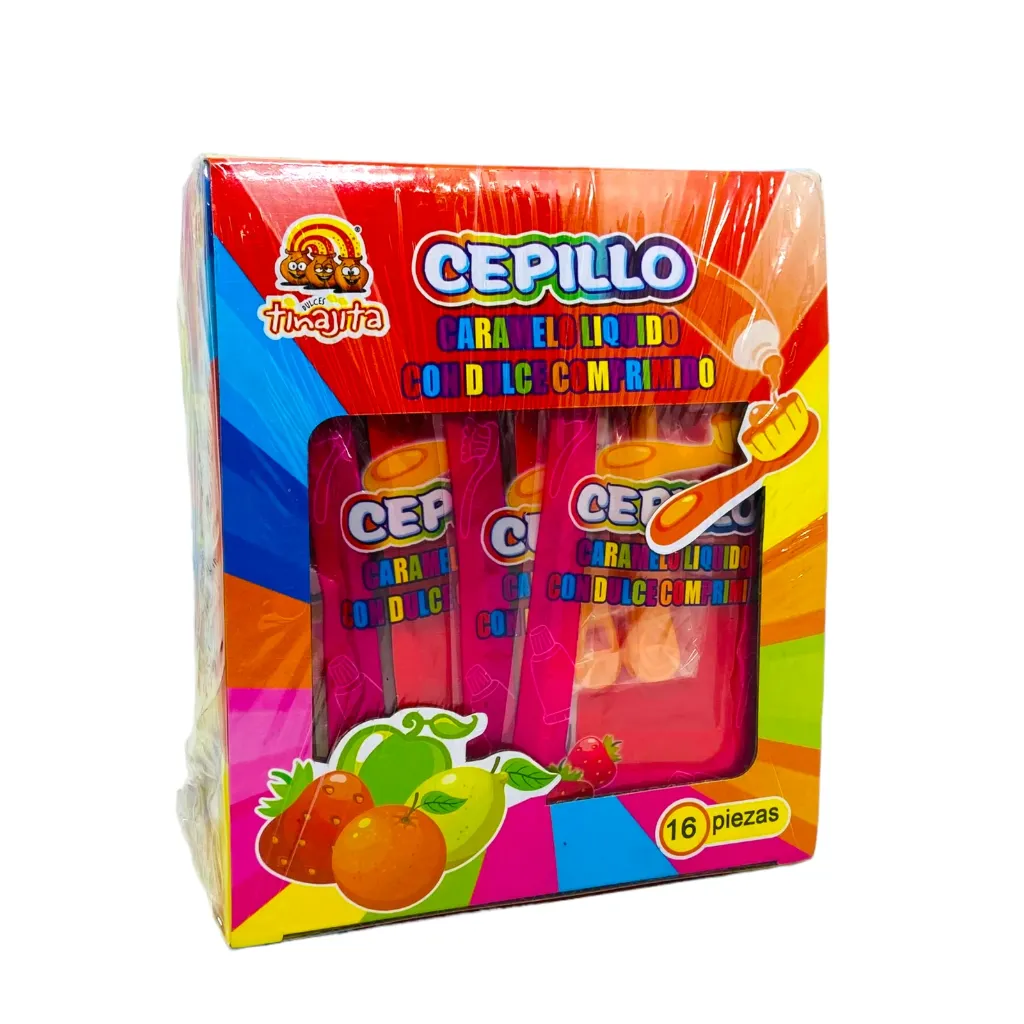 CARAMELO LIQUIDO CEPILLO C/16