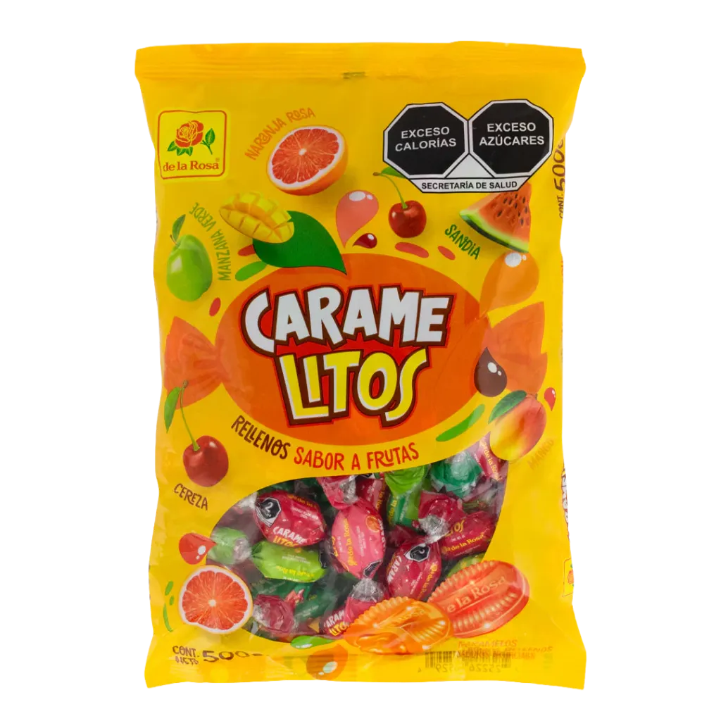 CARAMELITO RELLENO FRUTAS 500 G