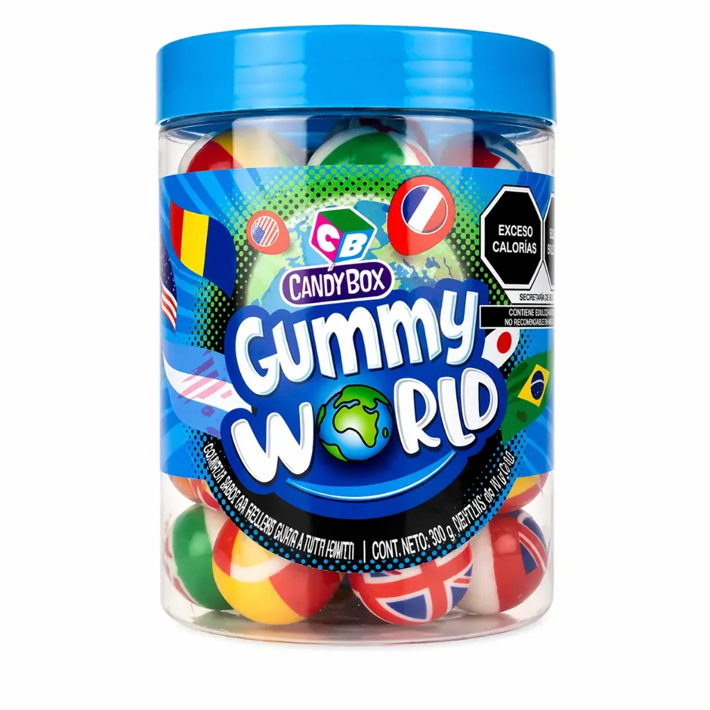 CANDY BOX GUMMY WORLD C/30