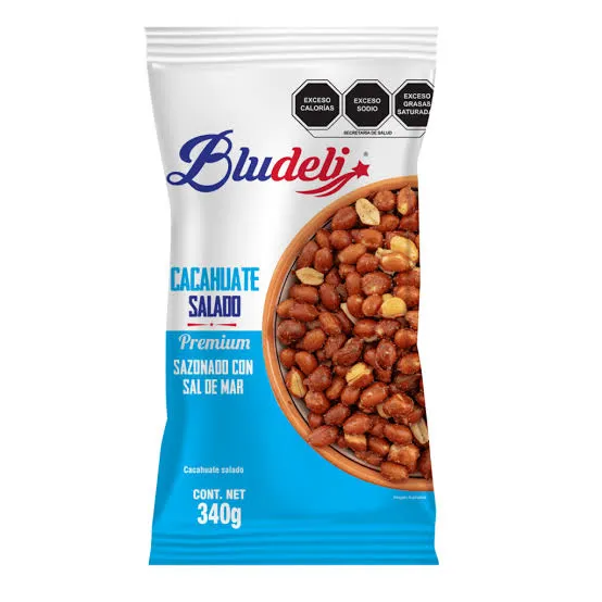 CACAHUATE SALADO BLUDELI 100 G
