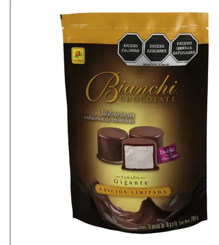 BOMBON CON CHOCOLATE BIANCHI GIGANTE C/16