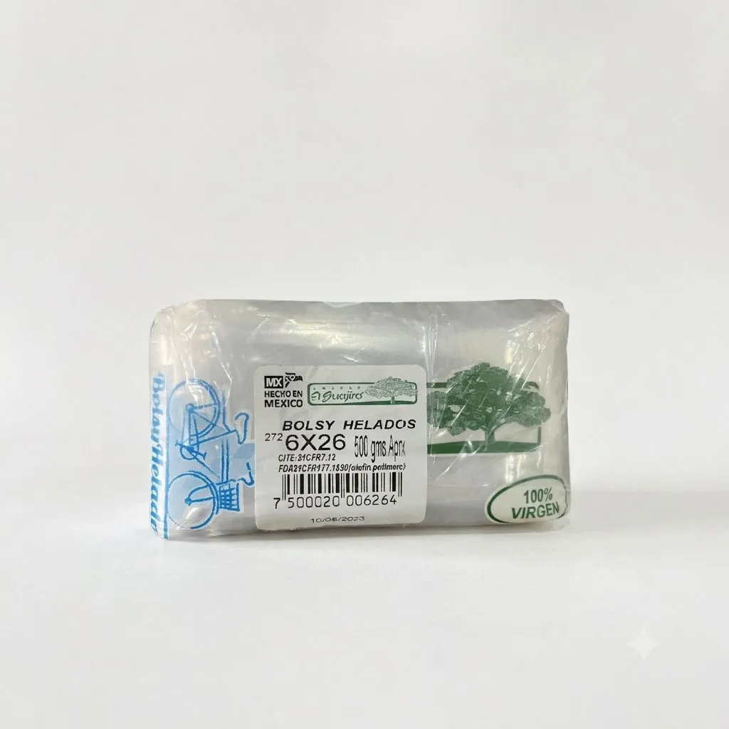BOLSA PLASTICO GUAJIRO 6X26