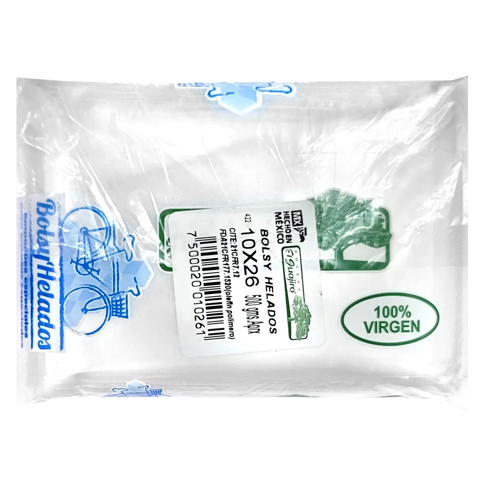 BOLSA PLASTICO GUAJIRO 10X26 KG