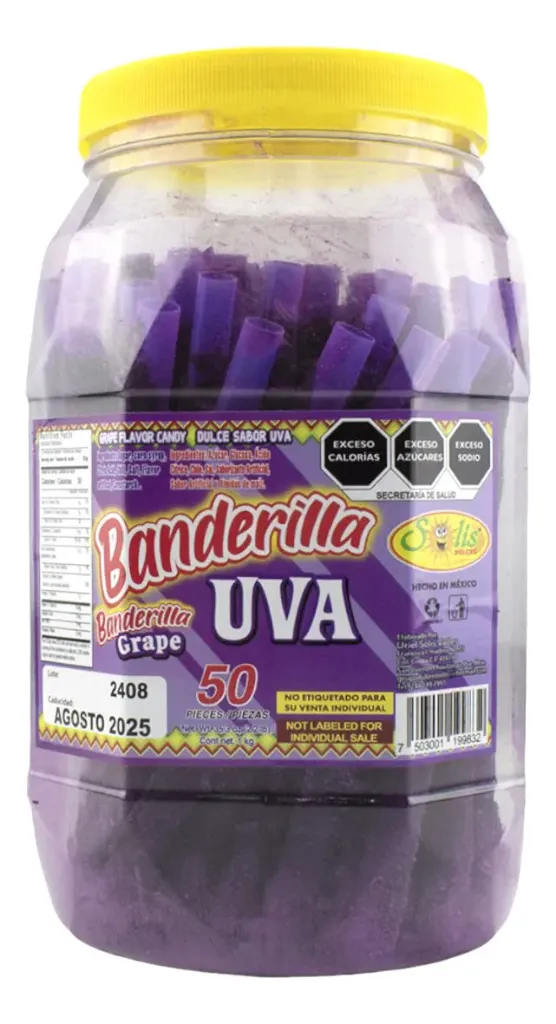 BANDERILLA SOLIS UVA GDE C/50