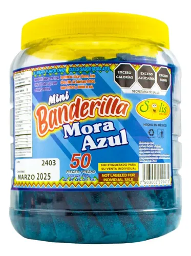 BANDERILLA SOLIS MORA AZUL CHICA C/50