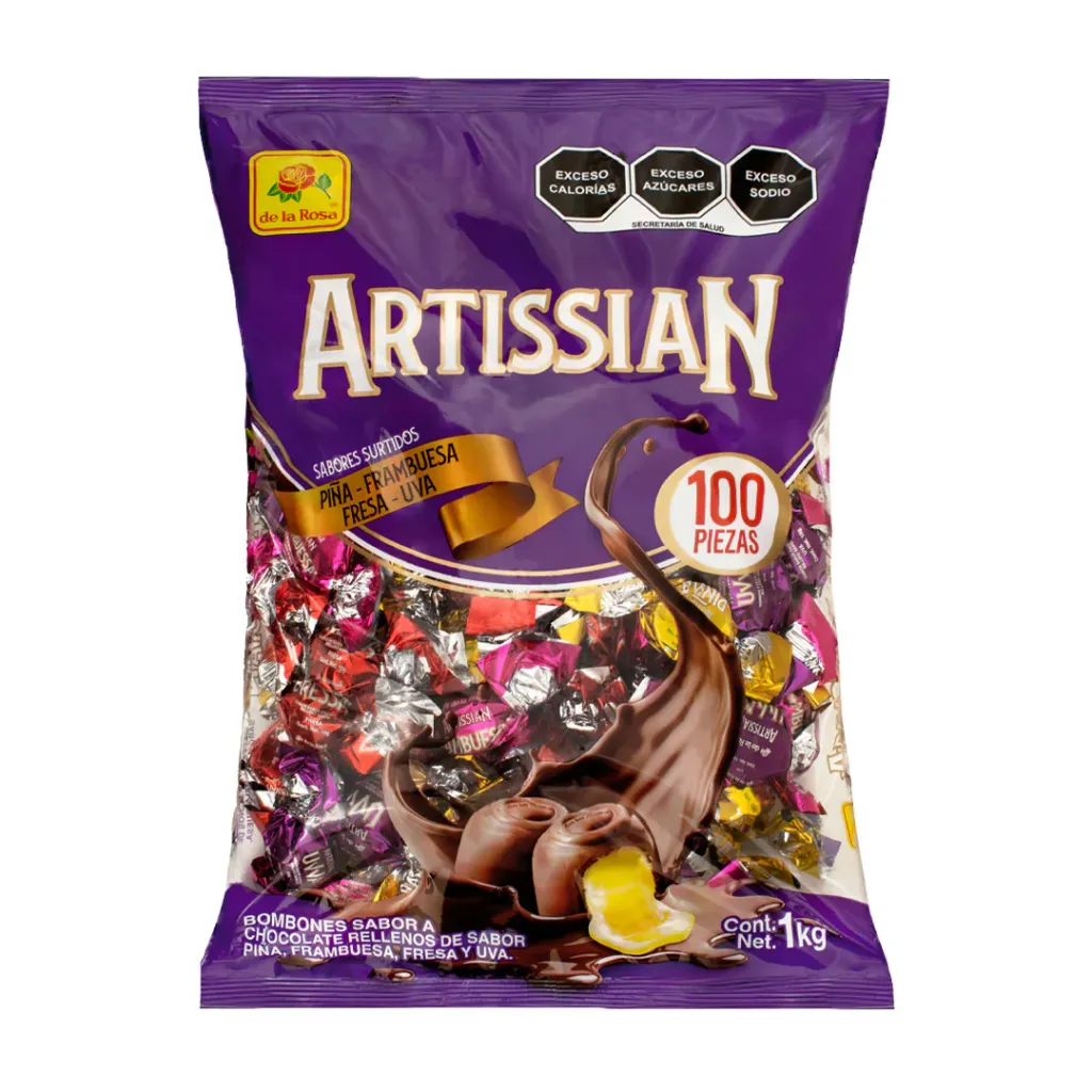 ARTISSIAN CHOCOLATE RELLENO SURTIDO C/100