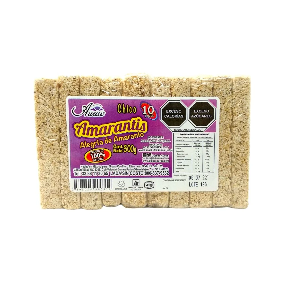 AMARANTIS CHICO ALEGRIA C/10 300 G