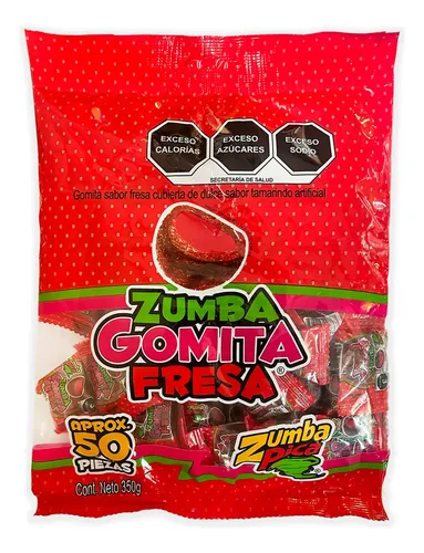 ZUMBA GOMITA FRESA C/50