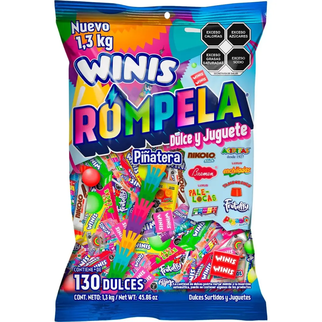 WINIS ROMPELA SURTIDO C/130 1,3 KG