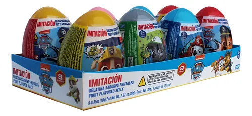WEBO SORPRESA PAW PATROL C/8