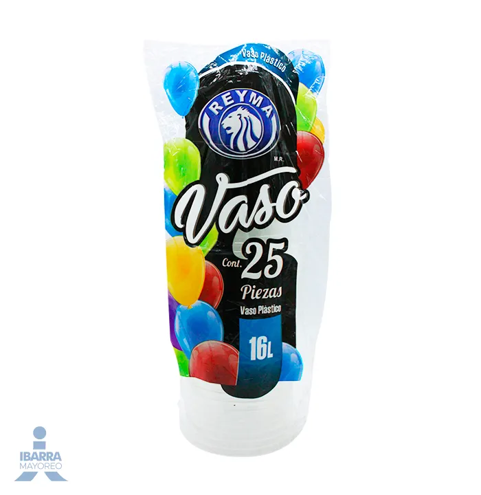 VASO PLASTICO #16 ANCHO REYMA