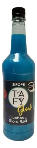SIROPE TAFY GLOW MORA AZUL 1L