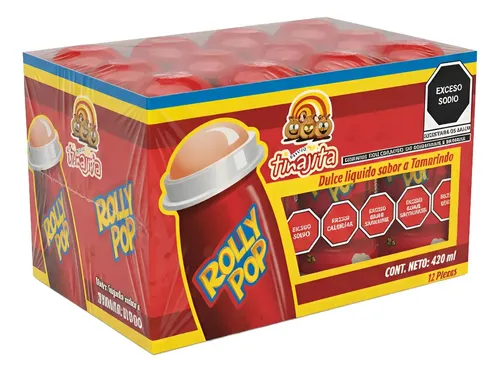 ROLLY POP CLASICO CHAMOY - TAMARINDO C/12