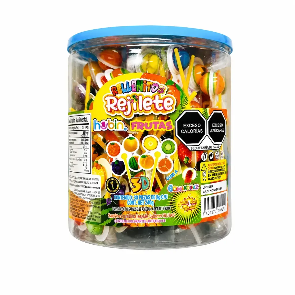 REHILETE FRUTAS 3D HUBIN C/30
