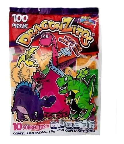 POLVO DRAGONCITOS C/100
