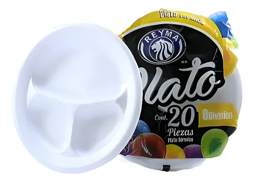 PLATO TERMICO REYMA #8 CON DIVISION C/20