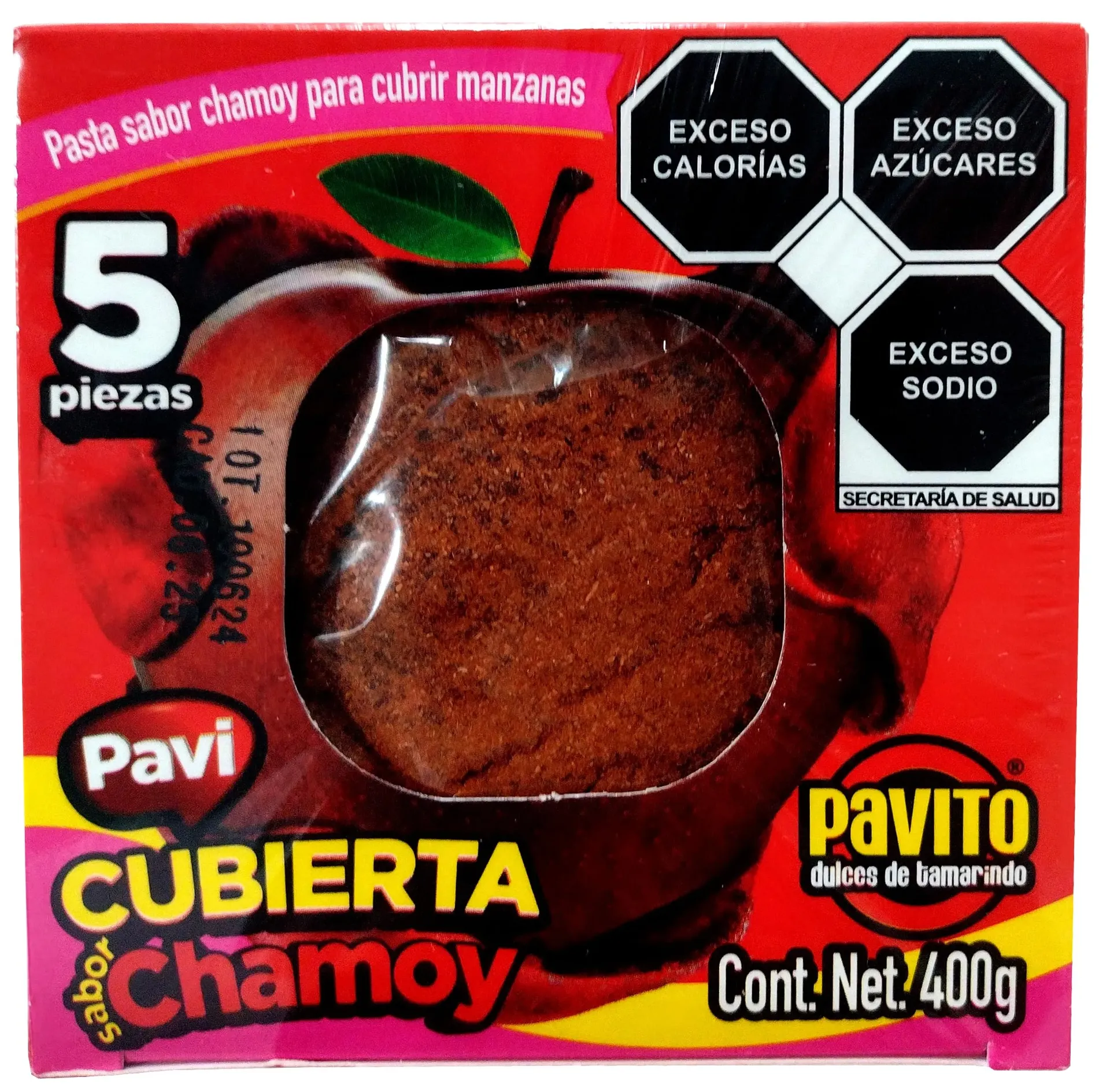 PAVITO CHAMOY COBERTURA PARA MANZANA