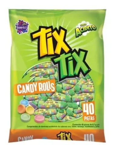 PASTILLA TIX TIX CANDY ROLLS