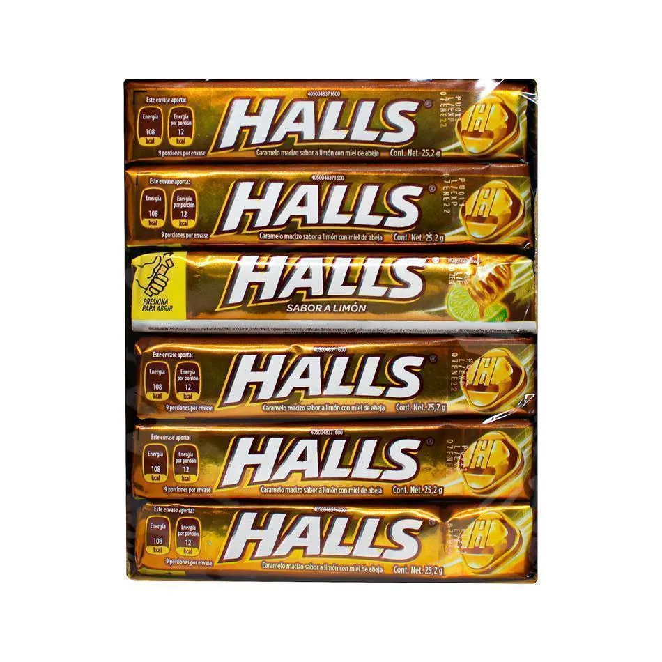 PASTILLA HALLS MIEL C/12