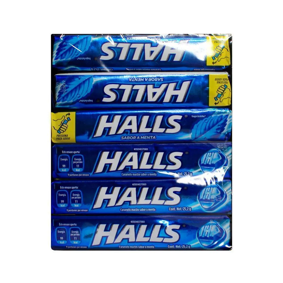 PASTILLA HALLS MENTA C/12