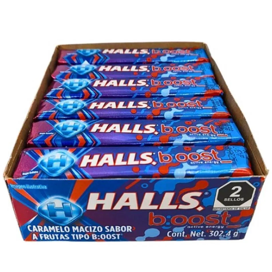 PASTILLA HALLS BOOST C/12