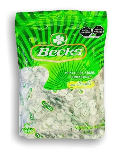 PASTILLA BECKS YERBABUENA C/100