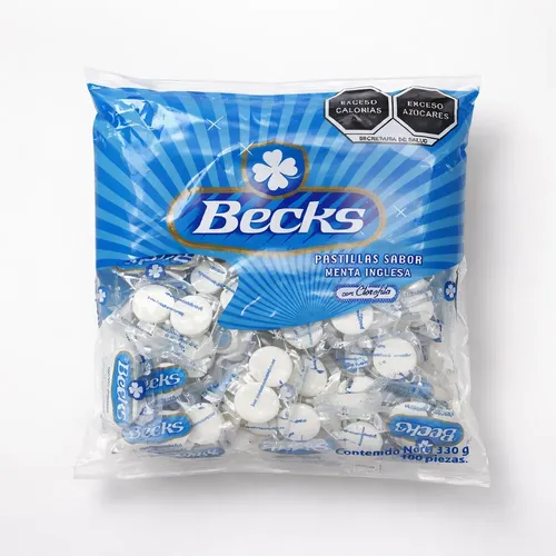 PASTILLA BECKS MENTA C/100
