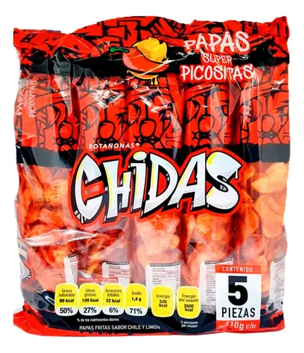 PAPAS CHIDAS SUPER PICOSITAS C/5