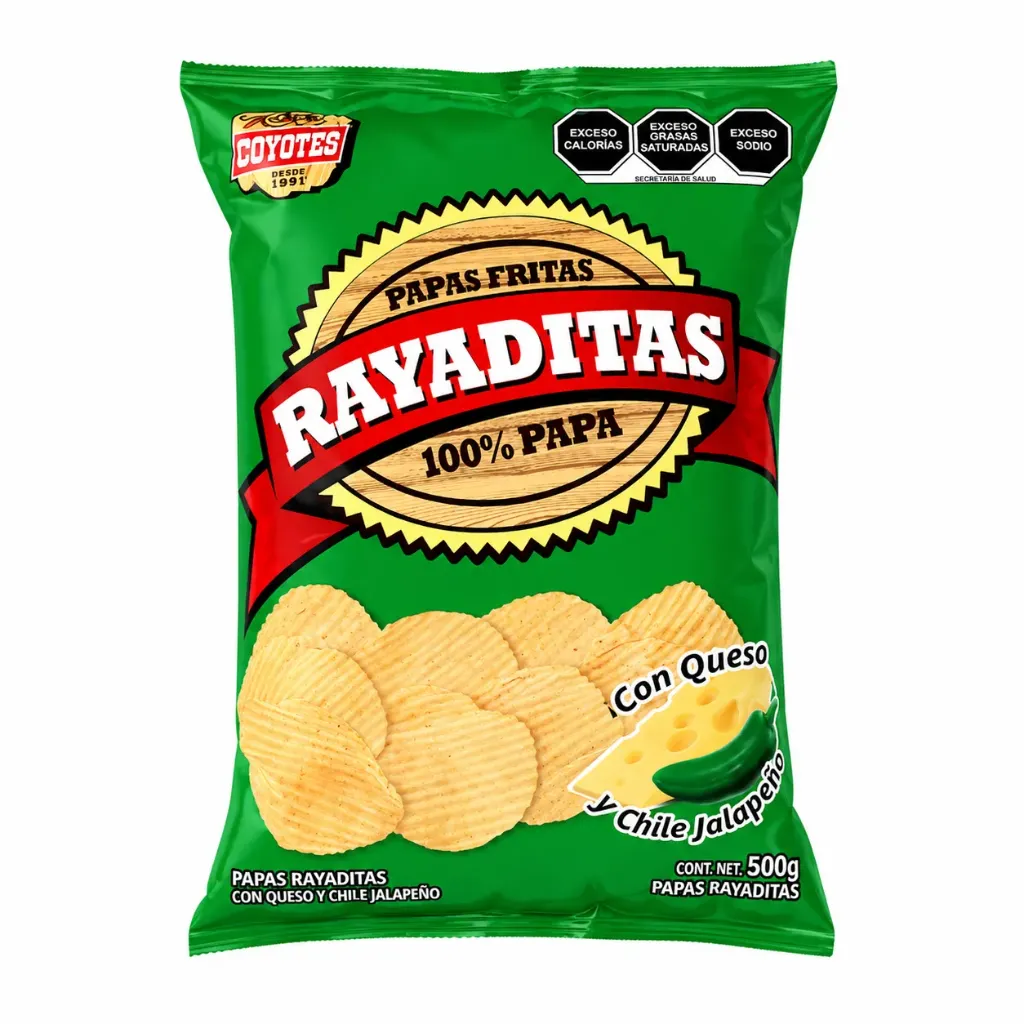 PAPA RAYADITA COYOTE 500 G