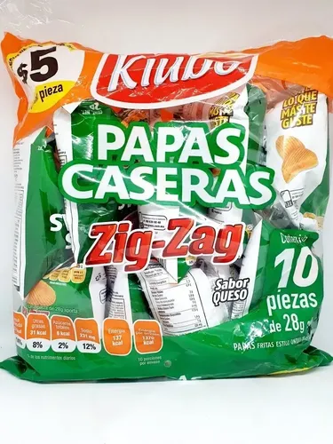 PAPA CASERA ZIG-ZAG C/10