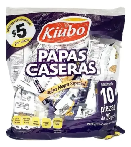 PAPA CASERA SALSA NEGRA C/10