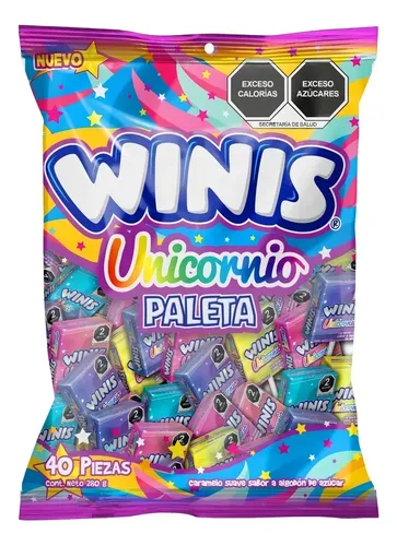 PALETA WINIS UNICORNIO C/40
