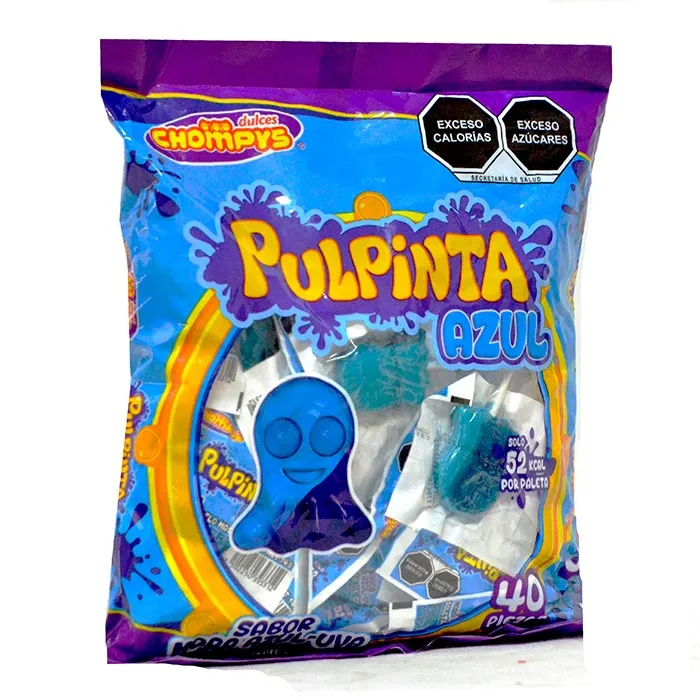 PALETA PULPINTA AZUL C/40