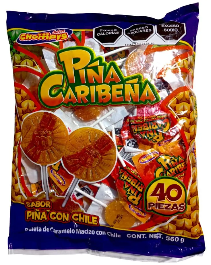 PALETA PIÑA CARIBEÑA C/40
